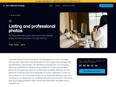 Night Desk – service