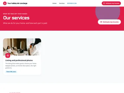 Income First – services