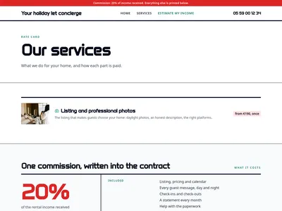 Clear Commission – services