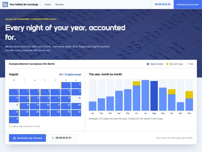 Holiday let concierge – Owner Ledger