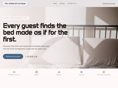 Holiday let concierge – Morning Linen