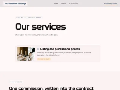 Morning Linen – services