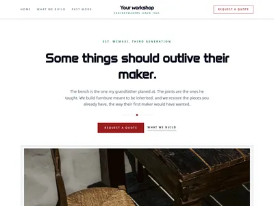 Craftsman – Heritage Hands