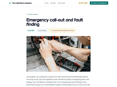 Up To Code – service