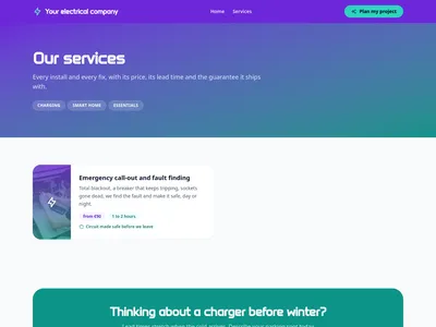 Connected Home – services