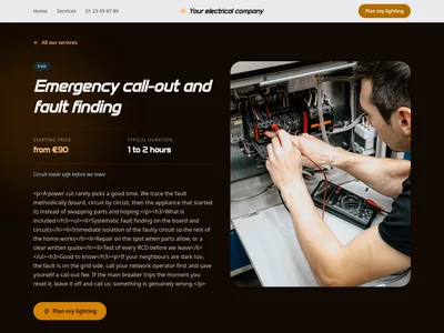 Warm Filament – service