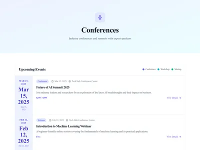 Calendar View – category
