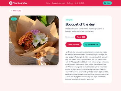 Bouquet Express – product