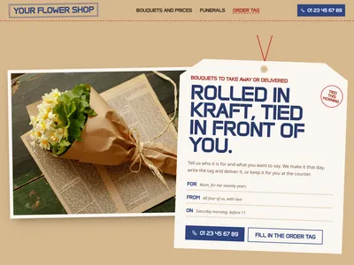 Florist – Kraft and Twine