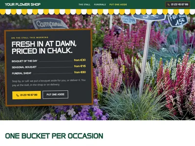 Florist – Market Stall