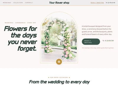 Florist – Veil and Arch