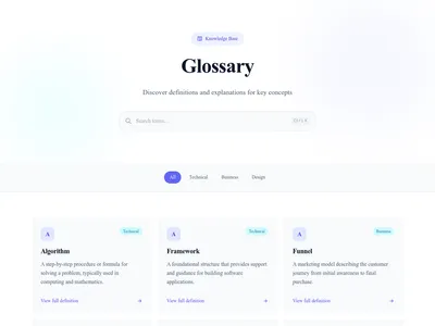 Glossary – Cards Definition