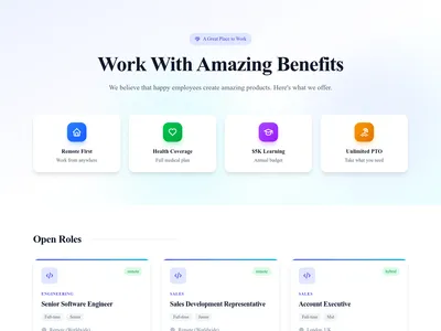 Jobs – Cards Benefits