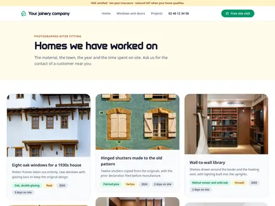 Warm Home – projects