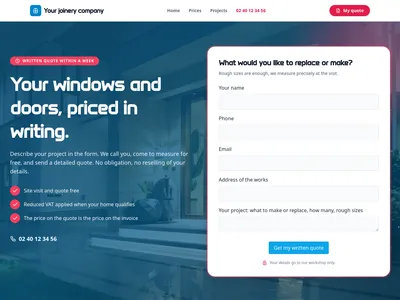 Joiner – Quote First