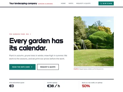 Landscaper – Garden Almanac