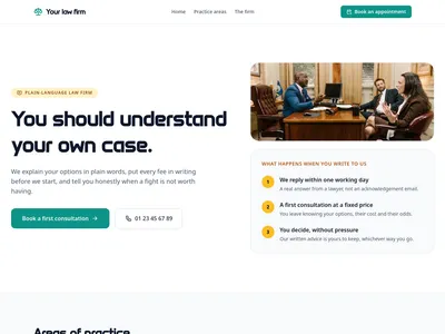 Law firm – Clarity