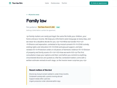 Clarity – practice