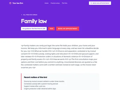 Advocate – practice