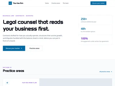 Law firm – Business Counsel