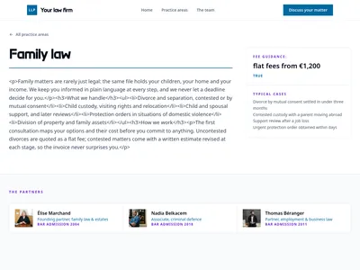 Business Counsel – practice