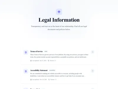 Legal Pages – Clean Document