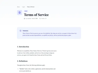 Clean Document – detail