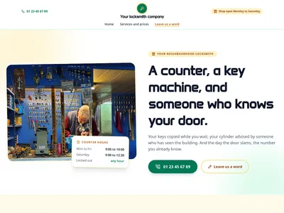 Locksmith – Corner Shop