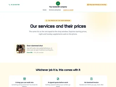 Corner Shop – services