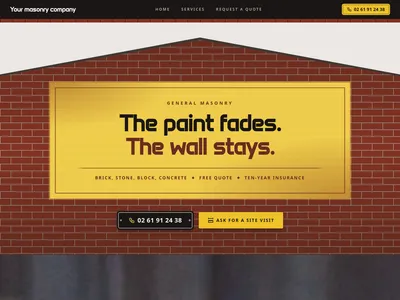 Mason – Painted Brick