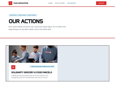 Manifesto – actions