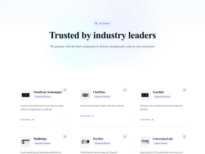 Partners – Grid Cards
