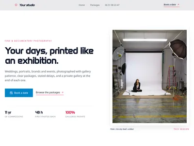 Photographer – Studio White
