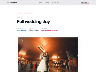 Studio White – packages