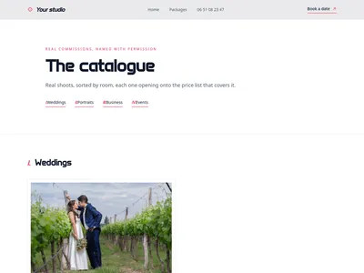 Studio White – package