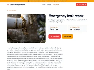 Emergency First – service