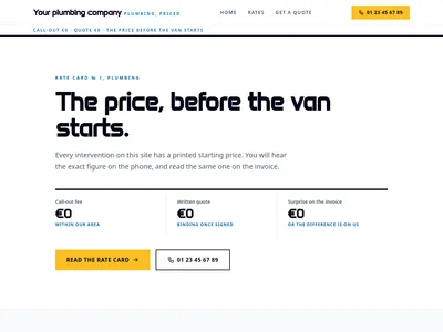 Plumber – Clear Price