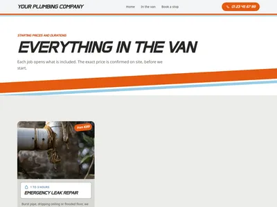 Lettered Van – services