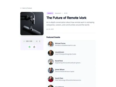 Audio Player – episode