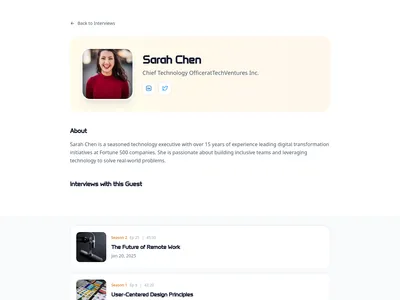 Interview Cards – guest