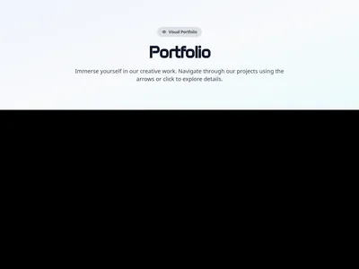 Portfolio – Fullscreen Showcase
