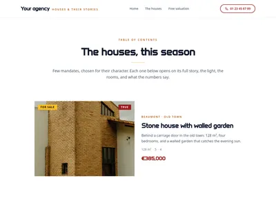House Stories – properties