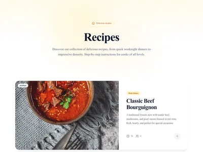 Recipes – Food Cards