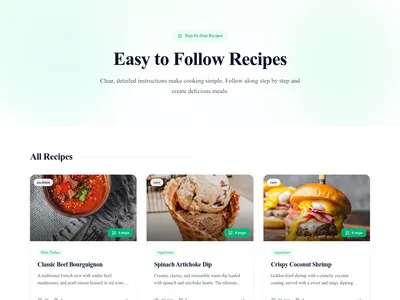 Recipes – Step by Step