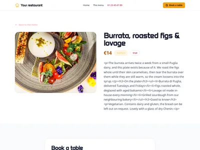 Supper Club – dish