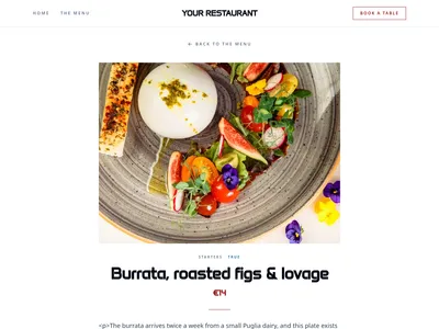 Tasting Room – dish