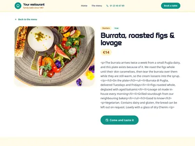 Casa Famiglia – dish