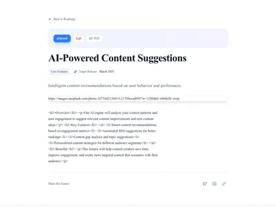 List with Status – feature