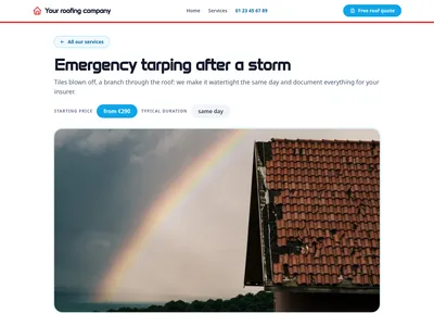 Roof Quote – service