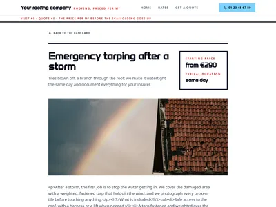 Roof Ledger – service